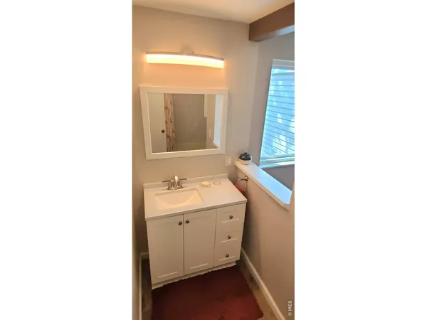 a bathroom with a shower and a toilet