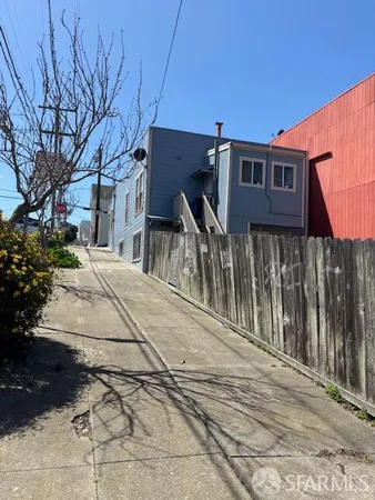 a view of a house with a patio
