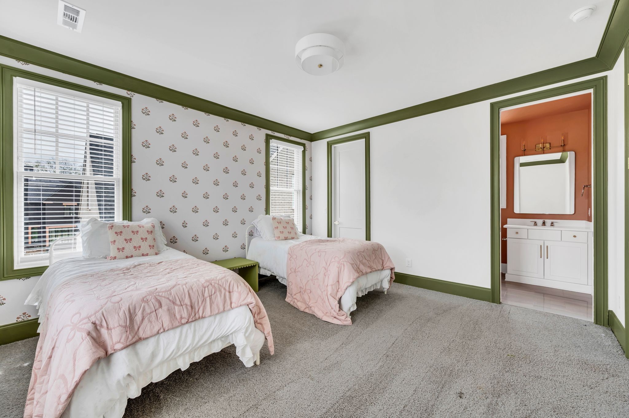 6081 Pasquo Road Nashville, TN 37221 - Photo 60 of 70 a bedroom with two beds and a large window