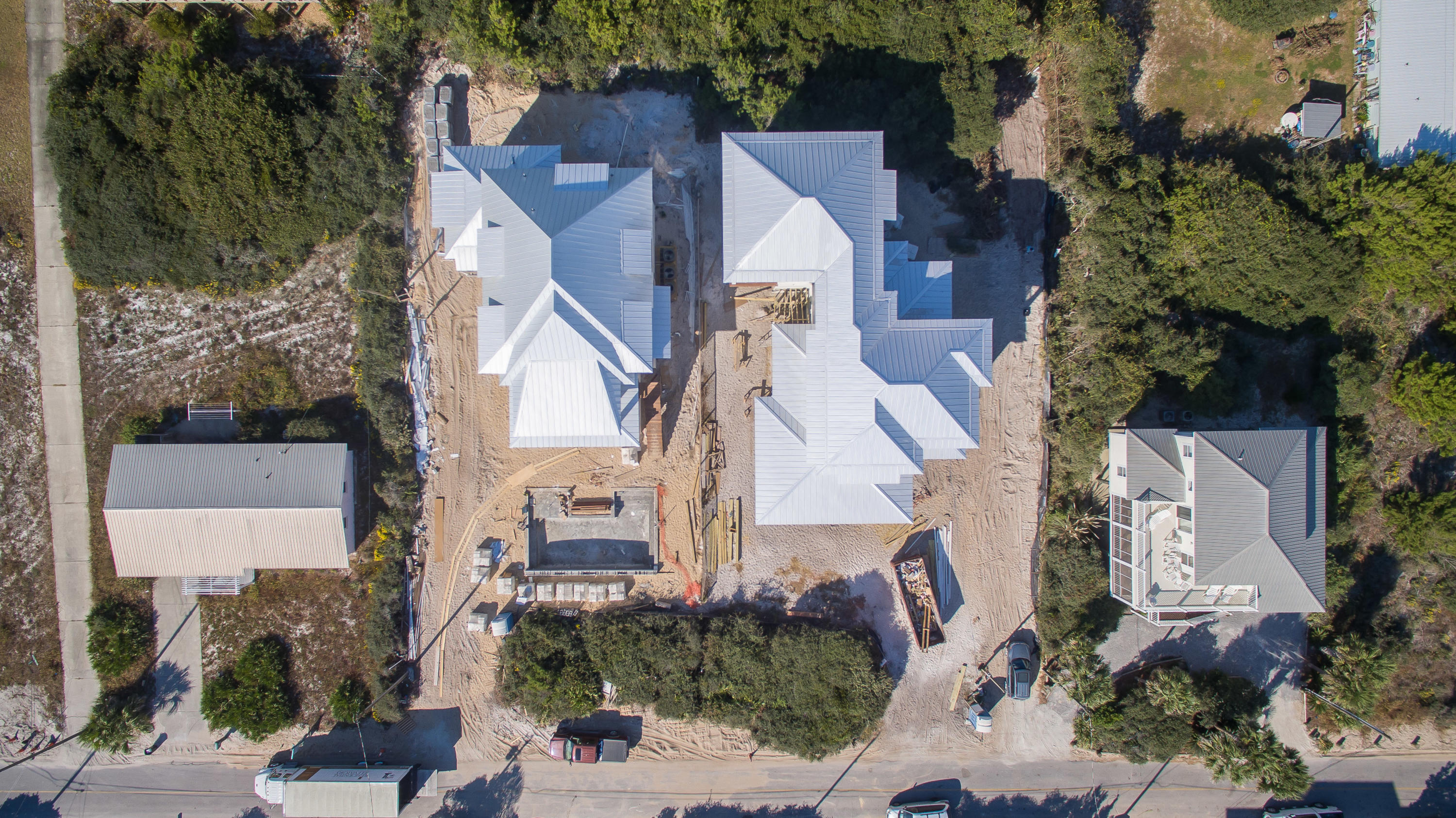 Lot 136 Pompano St Inlet Beach Inlet Beach, FL 32461 - Photo 16 of 21 an aerial view of a house