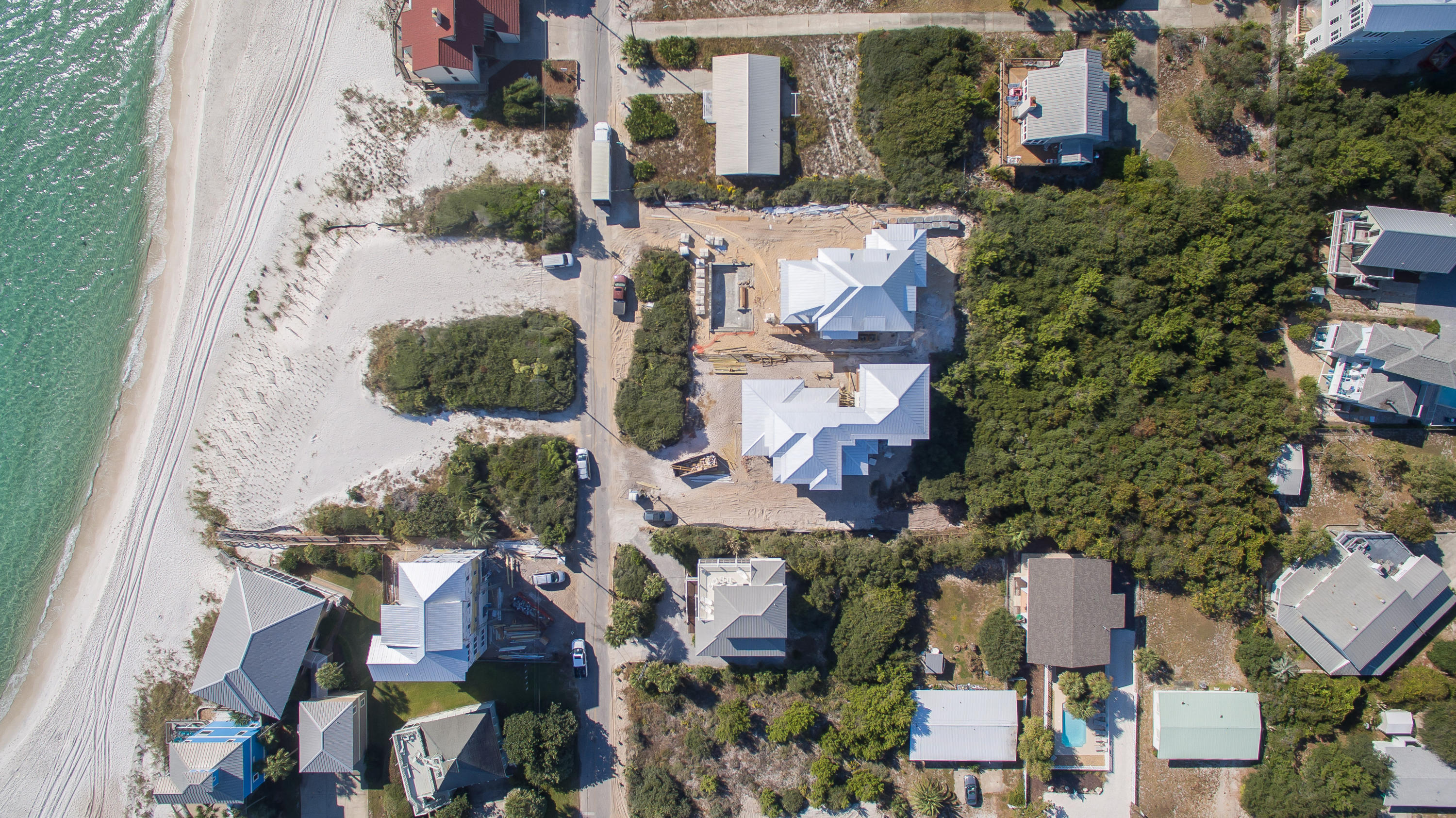 Lot 136 Pompano St Inlet Beach Inlet Beach, FL 32461 - Photo 20 of 21 an aerial view of residential houses with outdoor space