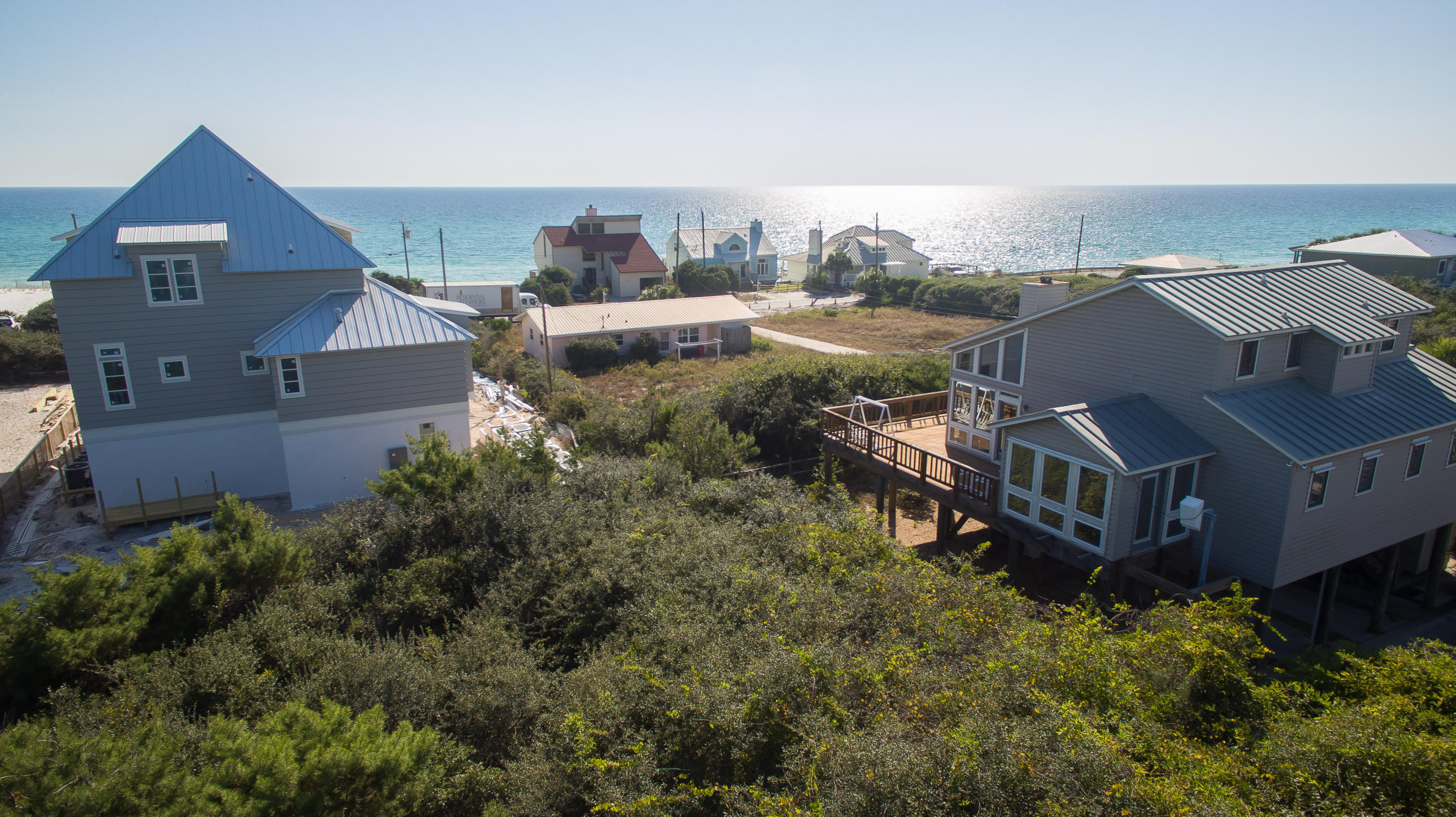 Lot 136 Pompano St Inlet Beach Inlet Beach, FL 32461 - Photo 8 of 21 an aerial view of a house