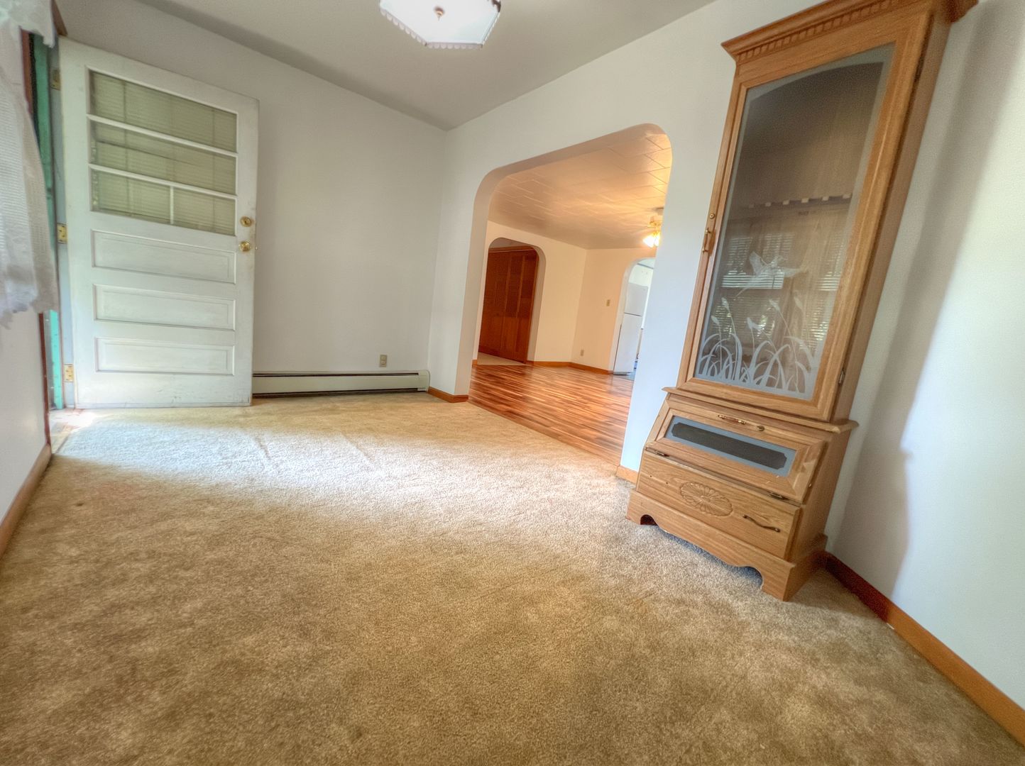 309 Jefferson Street Danforth, IL 60930 - Photo 19 of 45 an empty room with a fireplace