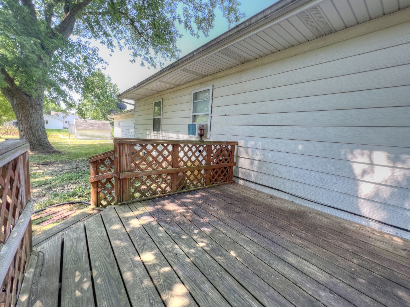 309 Jefferson Street Danforth, IL 60930 - Photo 10 of 45 a view of a wooden deck
