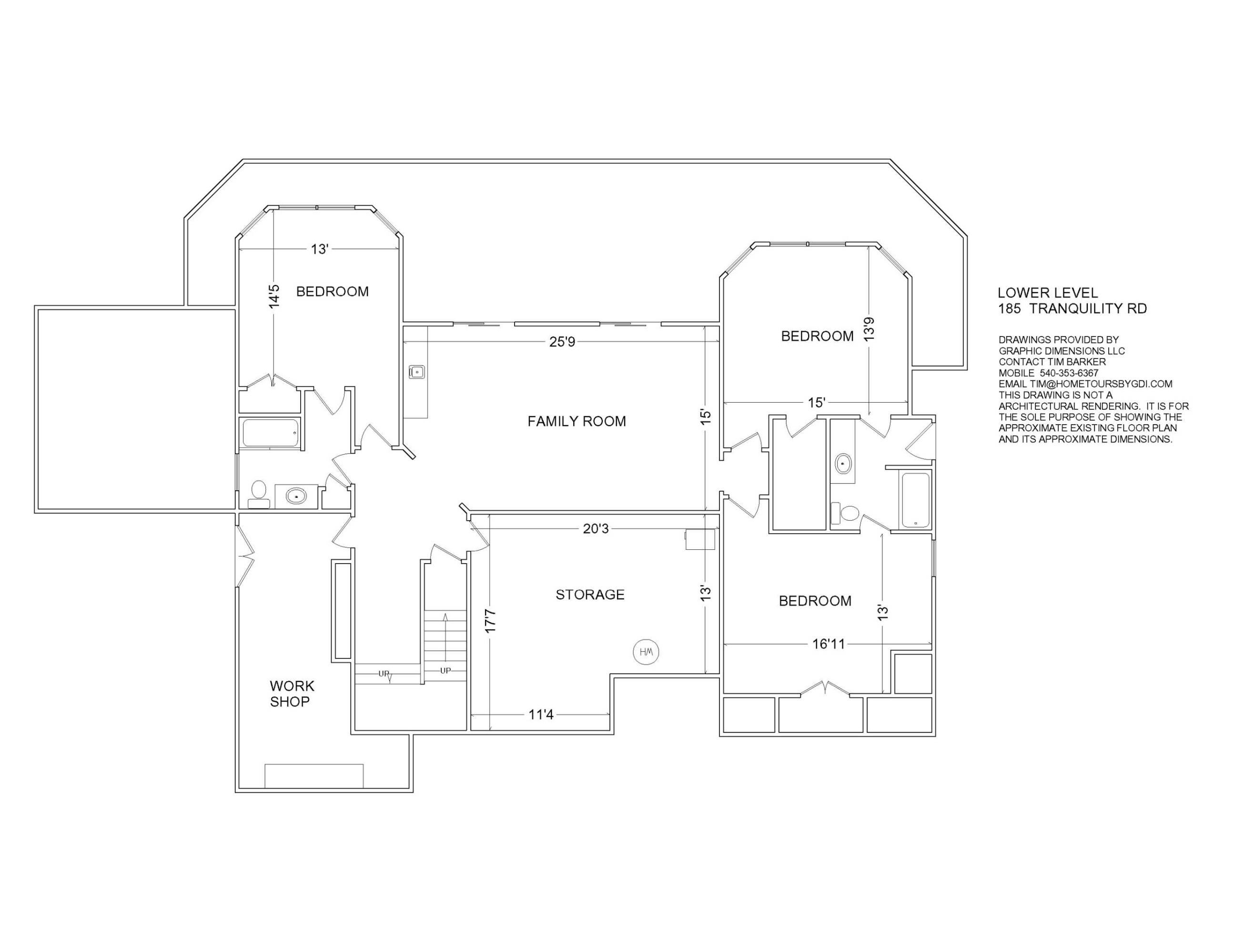 185 Tranquility Road Moneta, VA 24121 - Photo 28 of 42 185_tranquility_dr_floor_plans_3