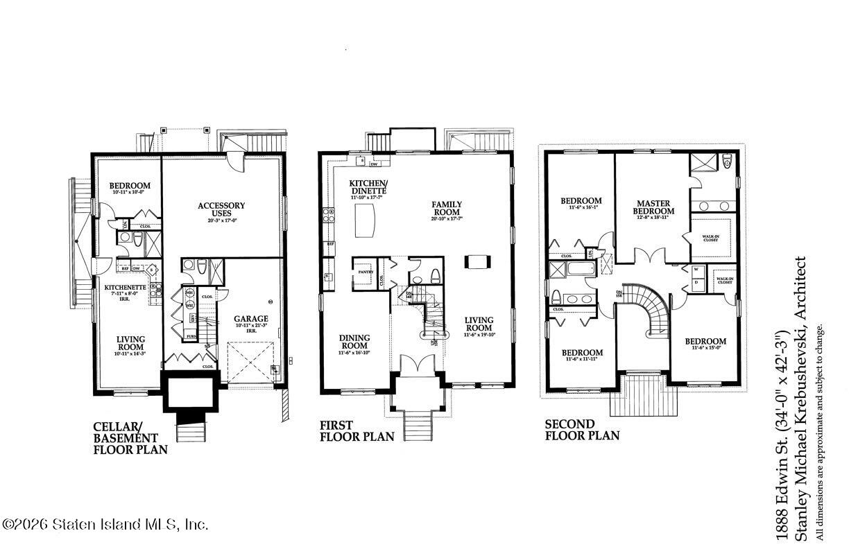 23 Edwin Street Staten Island, NY 10312 - Photo 5 of 5 1888 Edwin Street Floor Plans