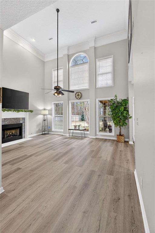230 Gaelic Way Tyrone, GA 30290 - Photo 25 of 53 a view of an empty room with wooden floor and a window