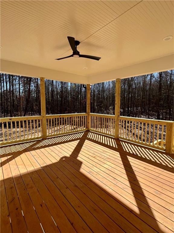 327 Primrose Lane Pendergrass, GA 30567 - Photo 33 of 41 a view of a balcony with wooden floor