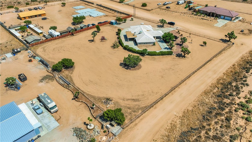 7330 Smoke Tree Road Phelan, CA 92371 - Photo 40 of 46 an aerial view of a house
