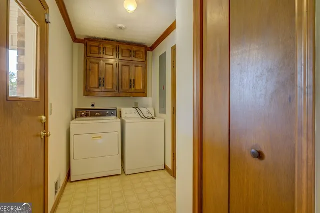 a room with storage and utility