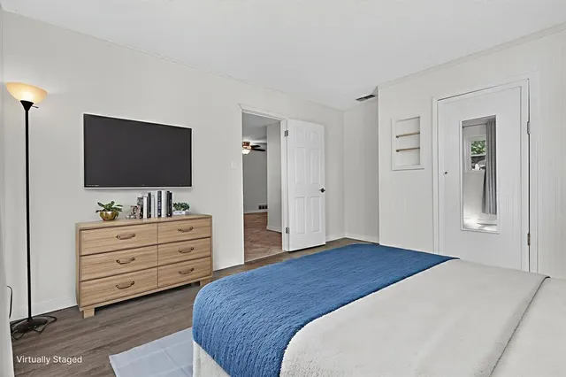 a view of an empty room