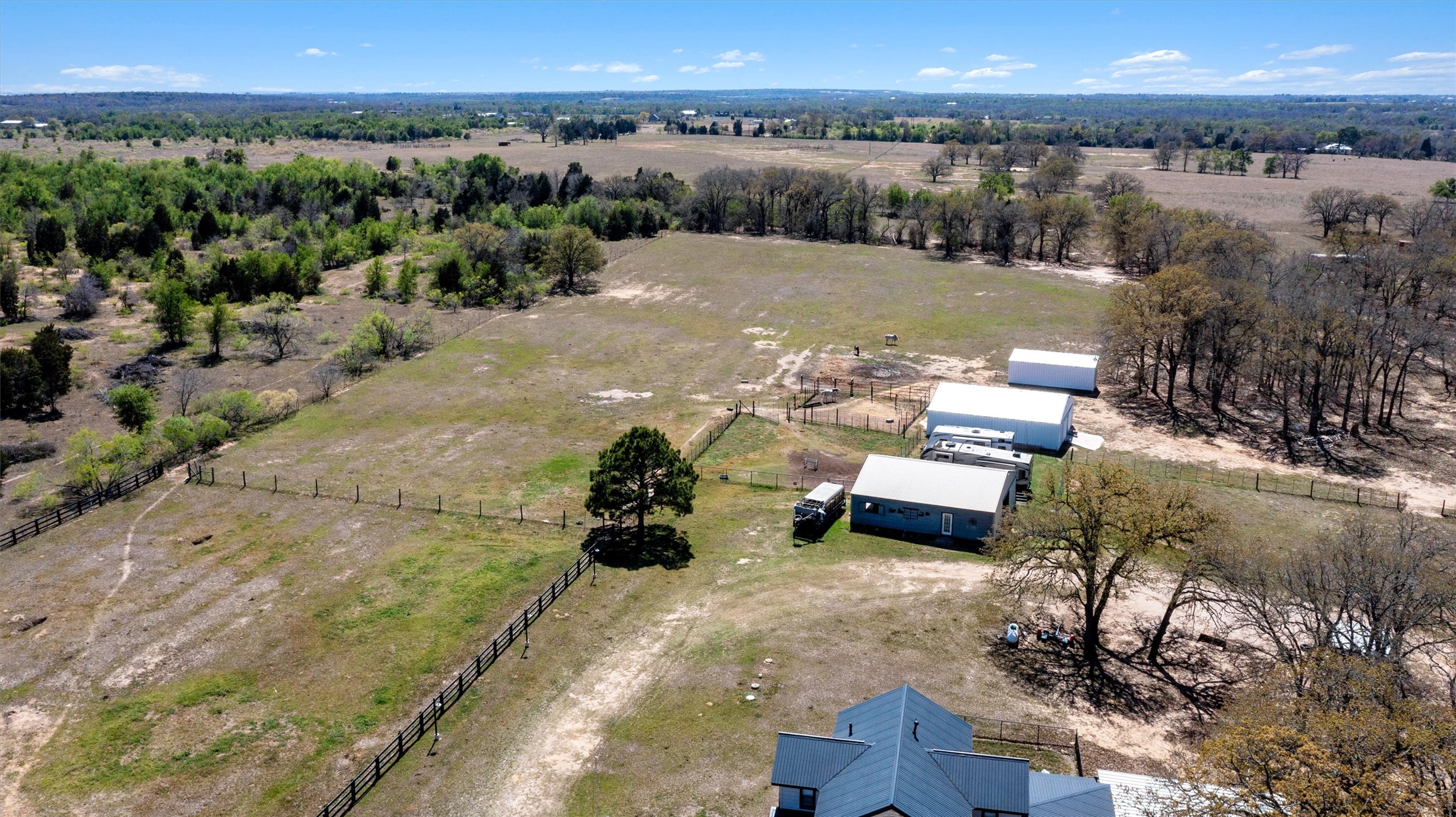 359 North County Line Road Elgin, TX 78621 - Photo 13 of 24 a view of a terrace with a yard