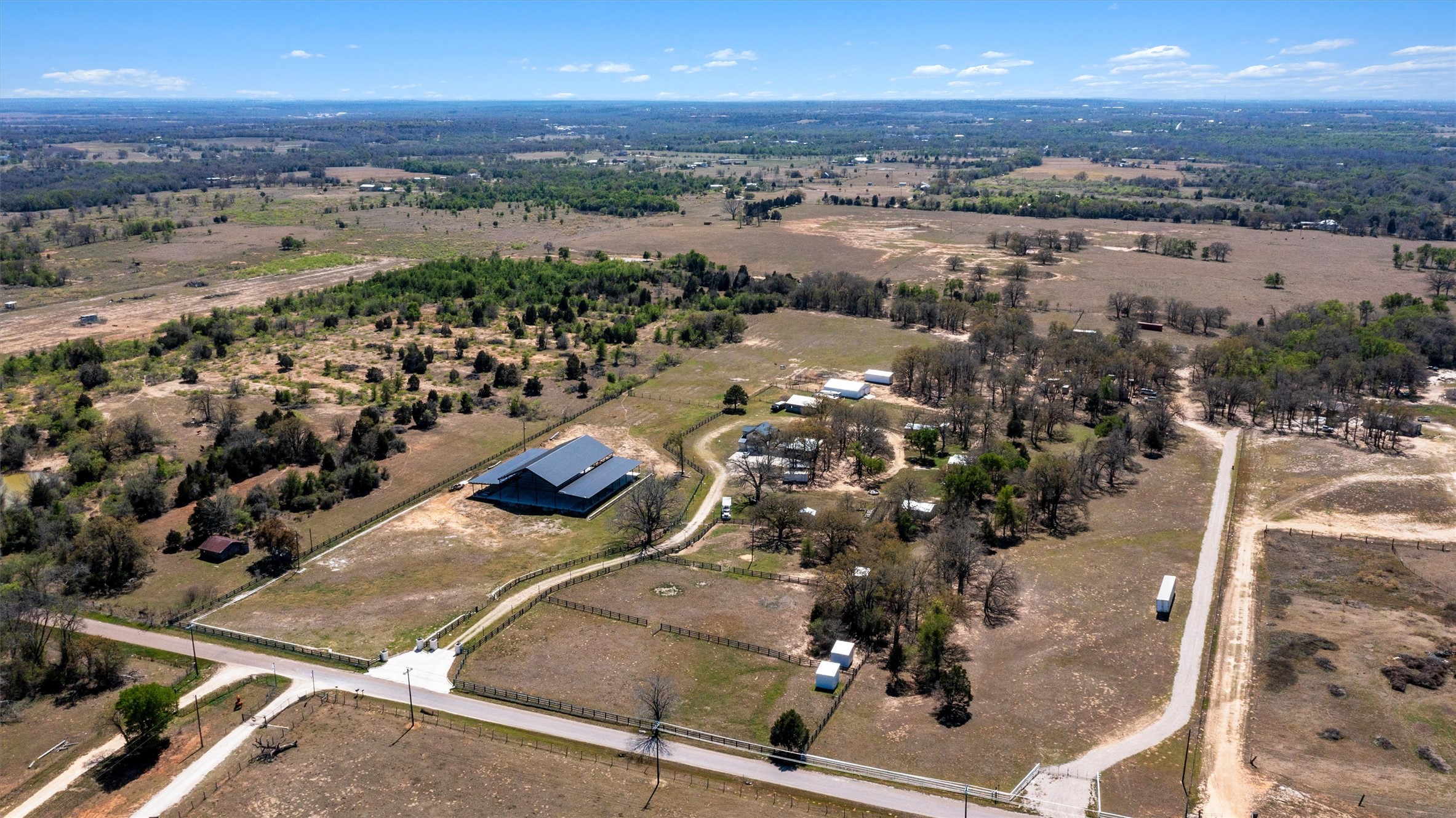 359 North County Line Road Elgin, TX 78621 - Photo 6 of 24 an aerial view of residential houses with outdoor space