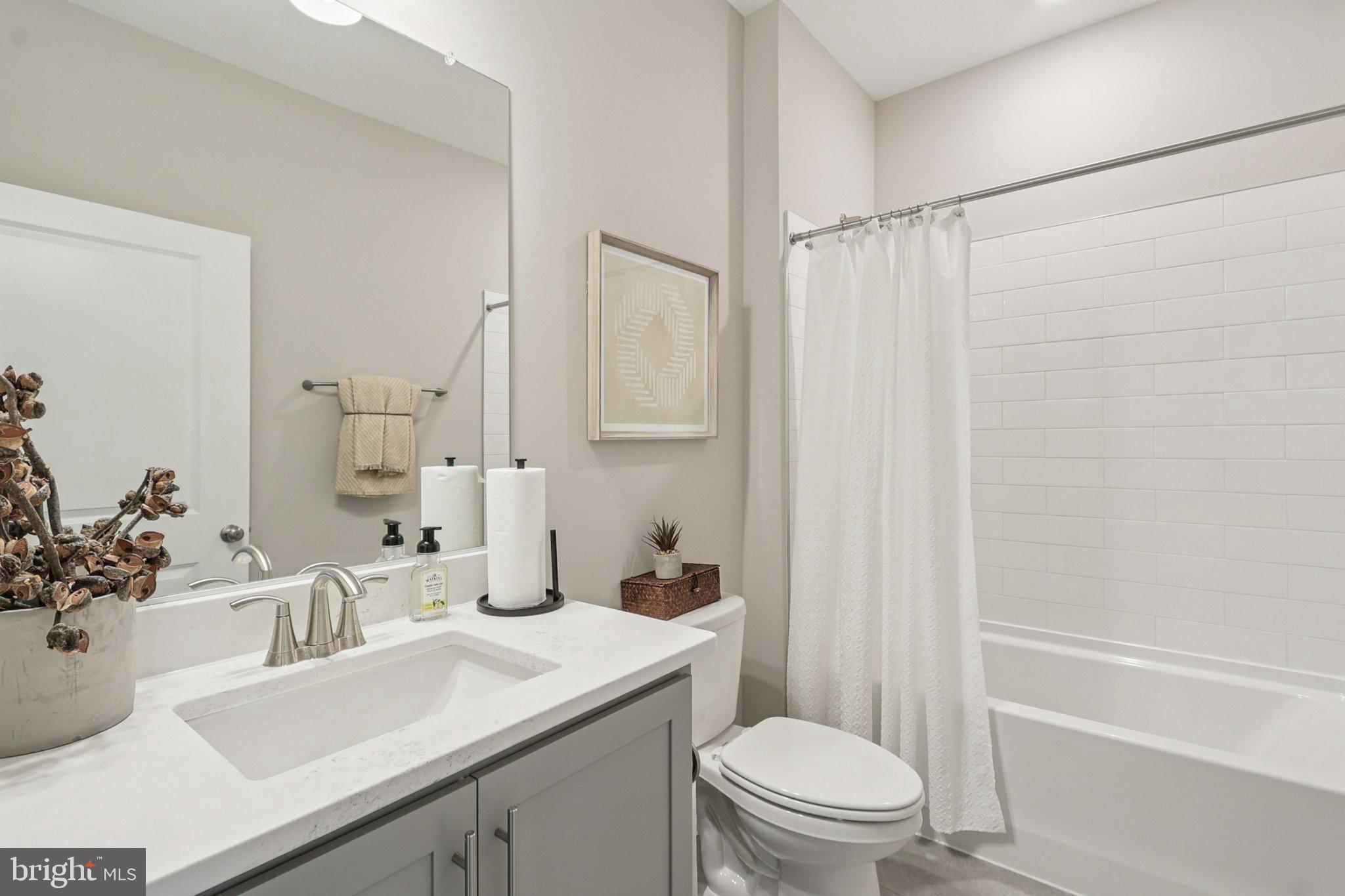 111 Hydrangea Way Winchester, VA 22602 - Photo 29 of 46 a bathroom with a sink a toilet and a mirror