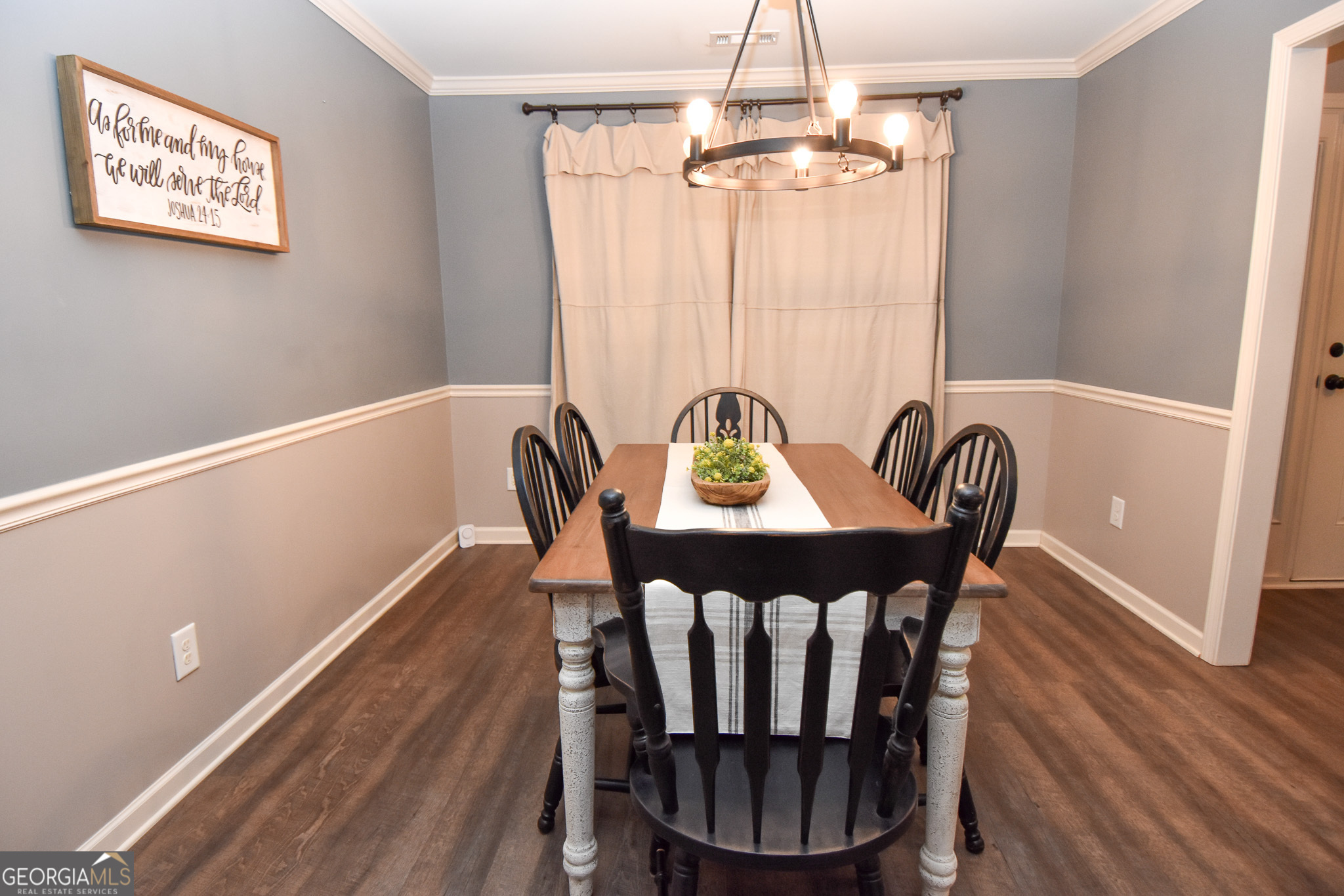 1946 Highway 362 Williamson, GA 30292 - Photo 88 of 104 a view of a dining room with furniture window and wooden floor