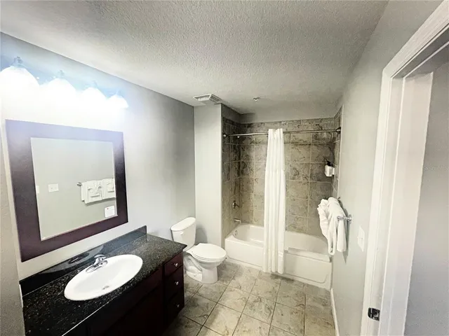 a view of a lake with houses