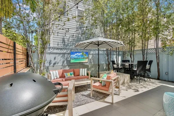 a view of balcony and patio
