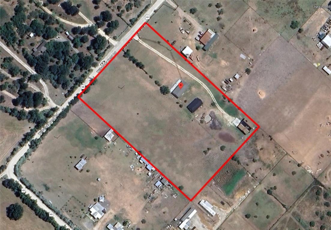 135 Wilbarger Bend Road Bastrop, TX 78602 - Photo 2 of 37 Map / location with property boundaries highlighted