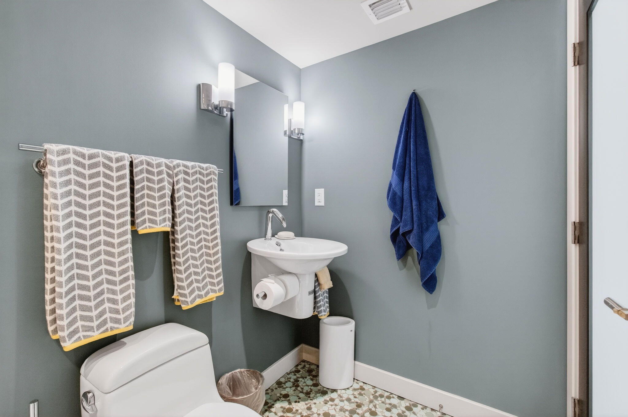 250 South Ocean Boulevard, Unit LPHA Boca Raton, FL 33432 - Photo 56 of 108 a bathroom with a sink toilet and shower