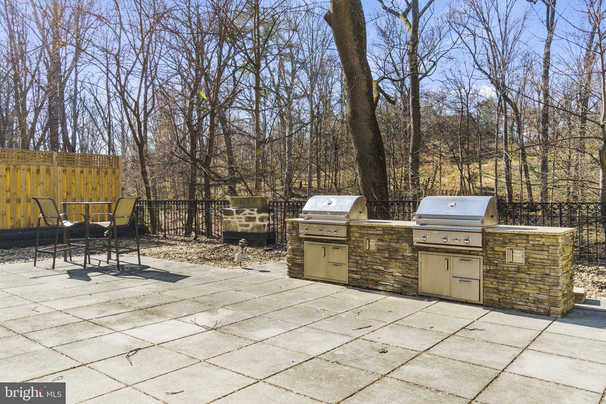 2737 Devonshire Place Northwest, Unit 222 Washington, DC 20008 - Photo 21 of 29 Large Patio with Gas Grills