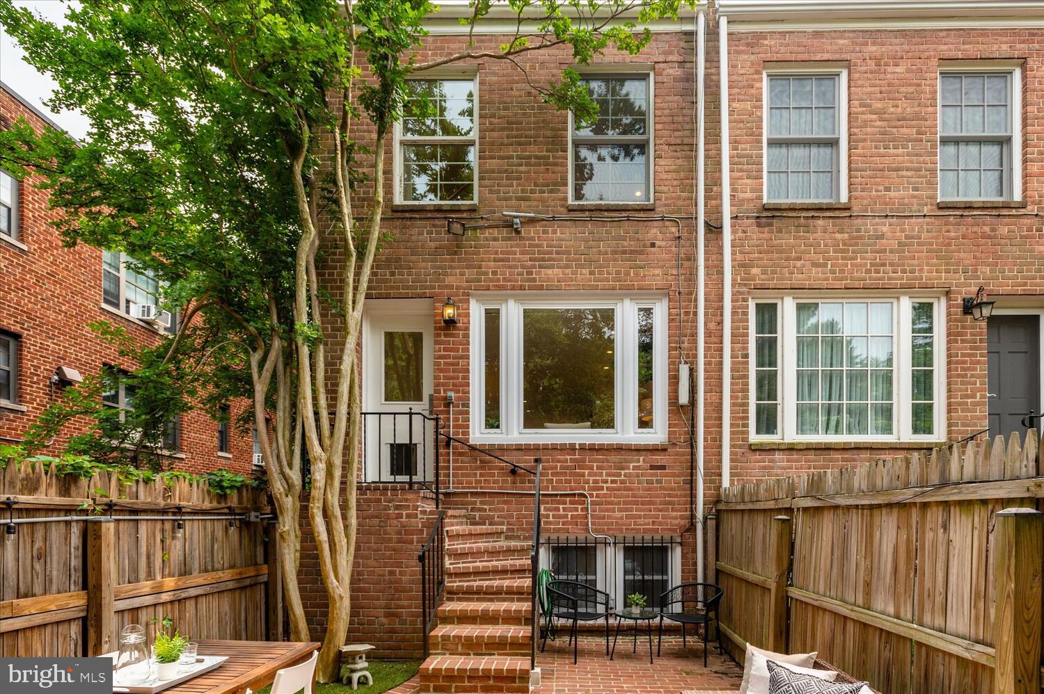 2515 Q Street Northwest Washington, DC 20007 - Photo 19 of 20 2515 Q St NW Rear Exterior