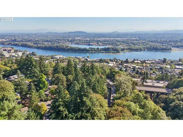 a view of lake and mountain