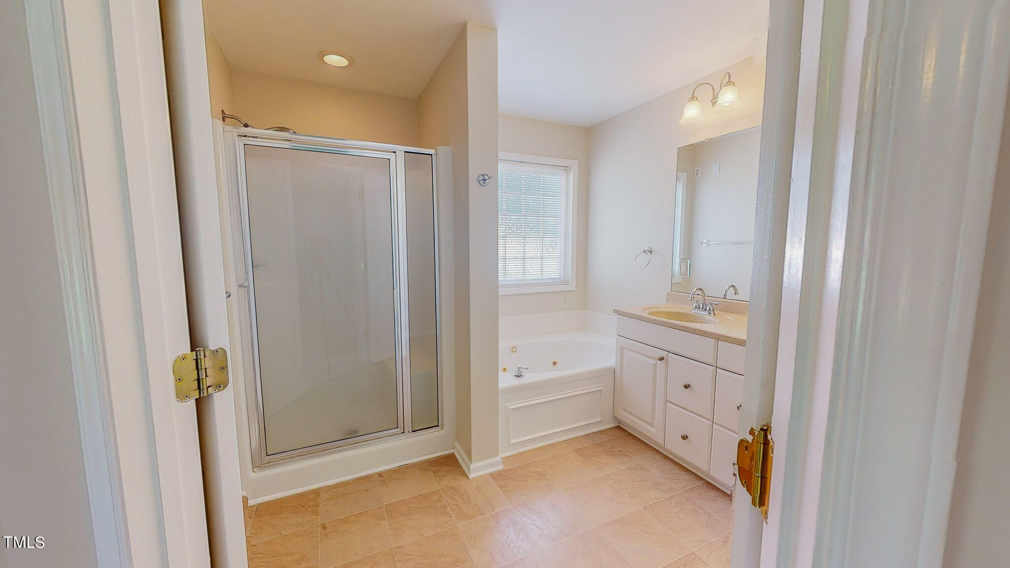 128 Punch Hill Farm Road Rougemont, NC 27572 - Photo 28 of 45 a bathroom with granite countertop shower and a sink