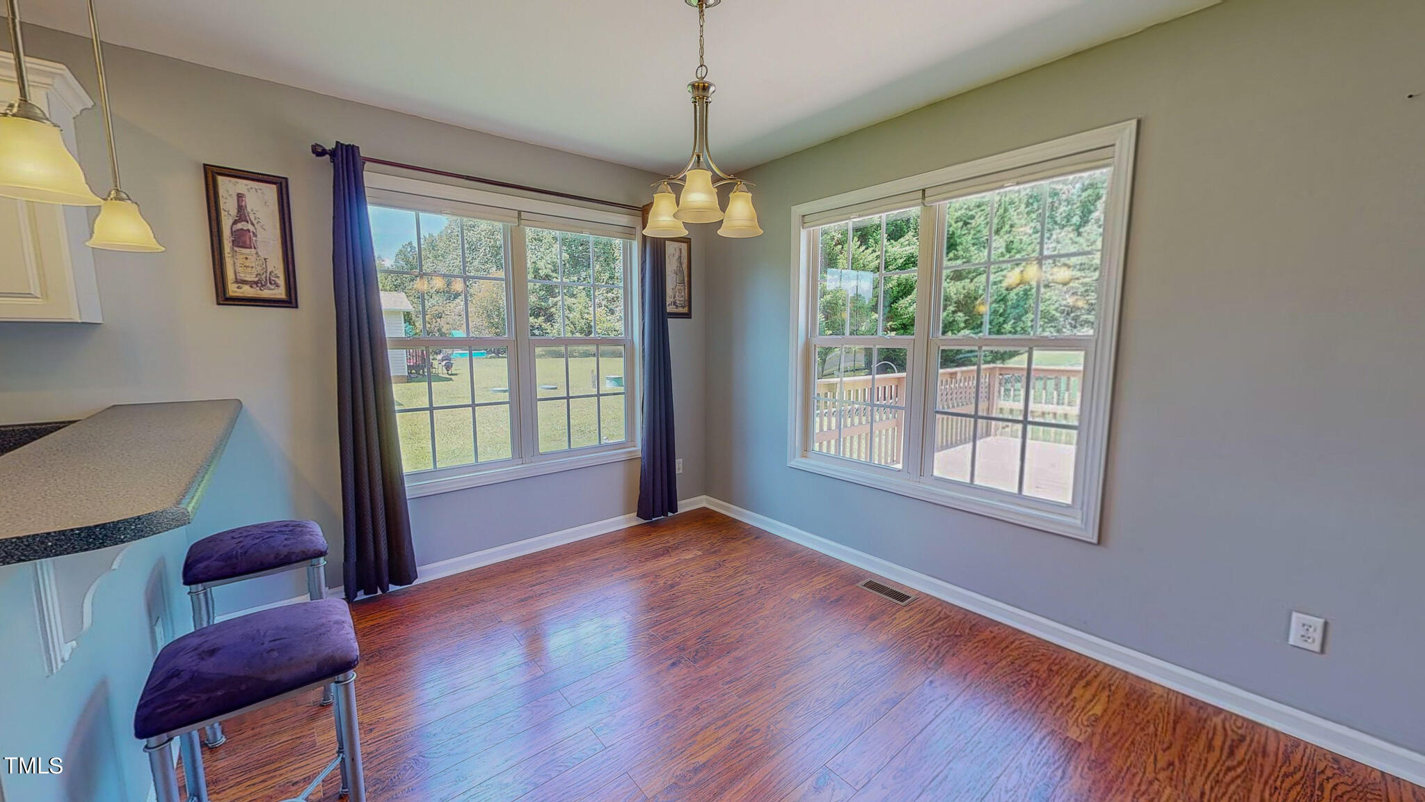 128 Punch Hill Farm Road Rougemont, NC 27572 - Photo 10 of 45 a view of livingroom with furniture wooden floor and windows