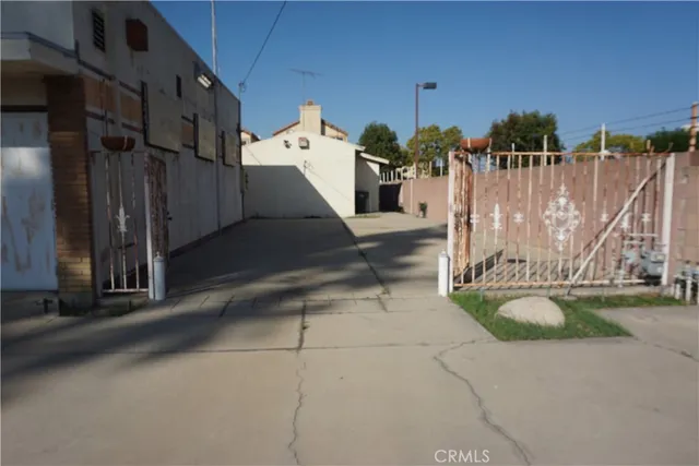 a view of a balcony with chairs