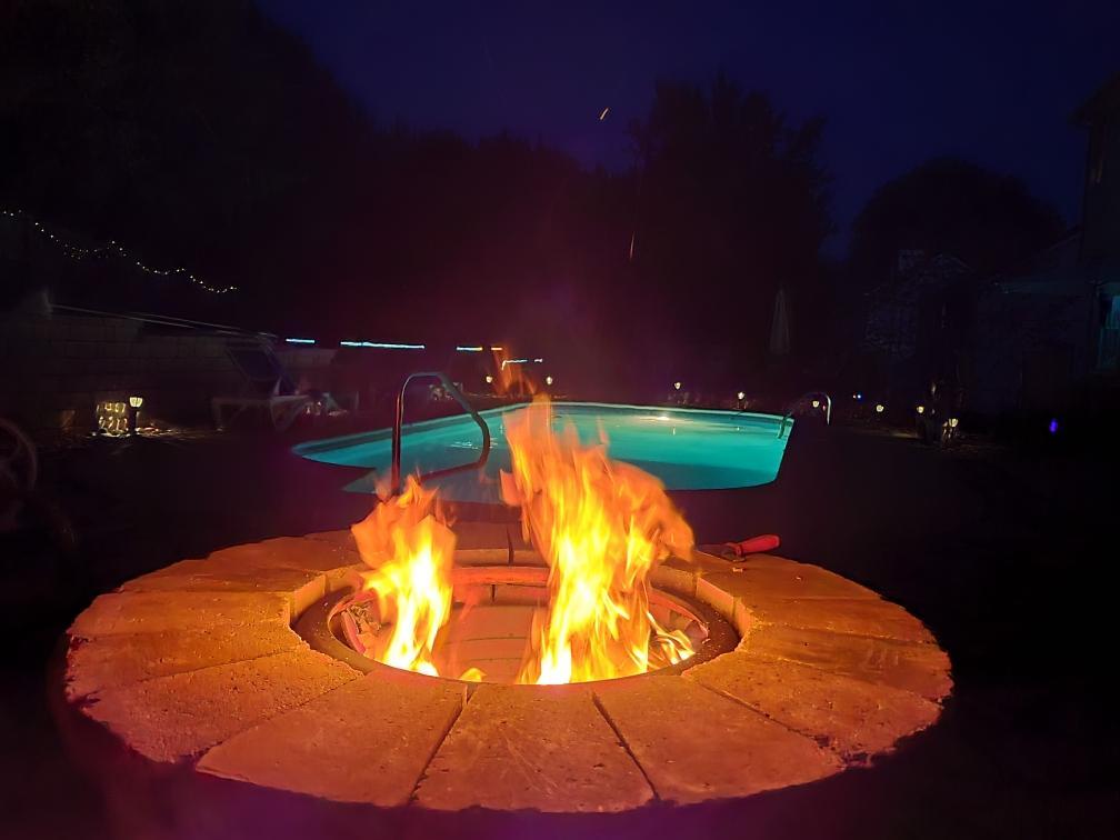 1203 Lone Oak Road Johnson City, TN 37604 - Photo 57 of 57 Nighttime firepit pic.
