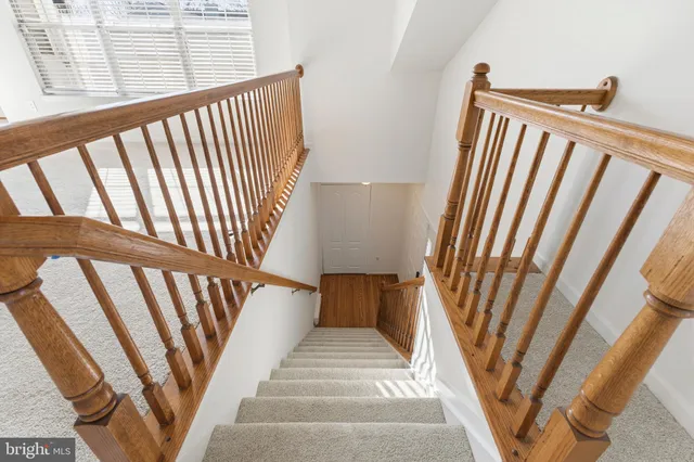 a view of a stairs and an entryway