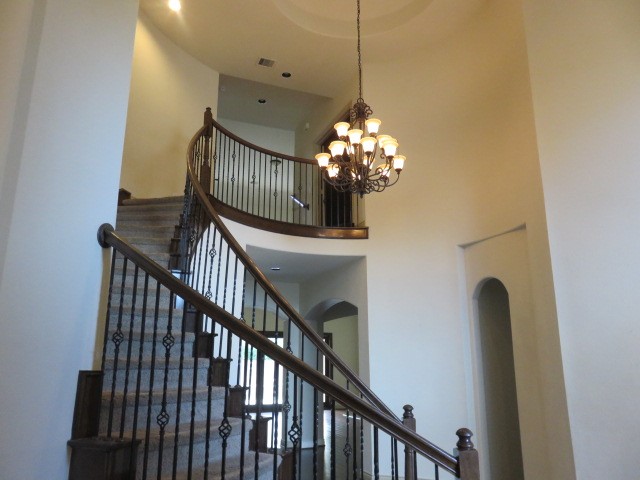 2607 Alan Lake Lane Spring, TX 77388 - Photo 5 of 42 a view of entryway and hall with wooden floor