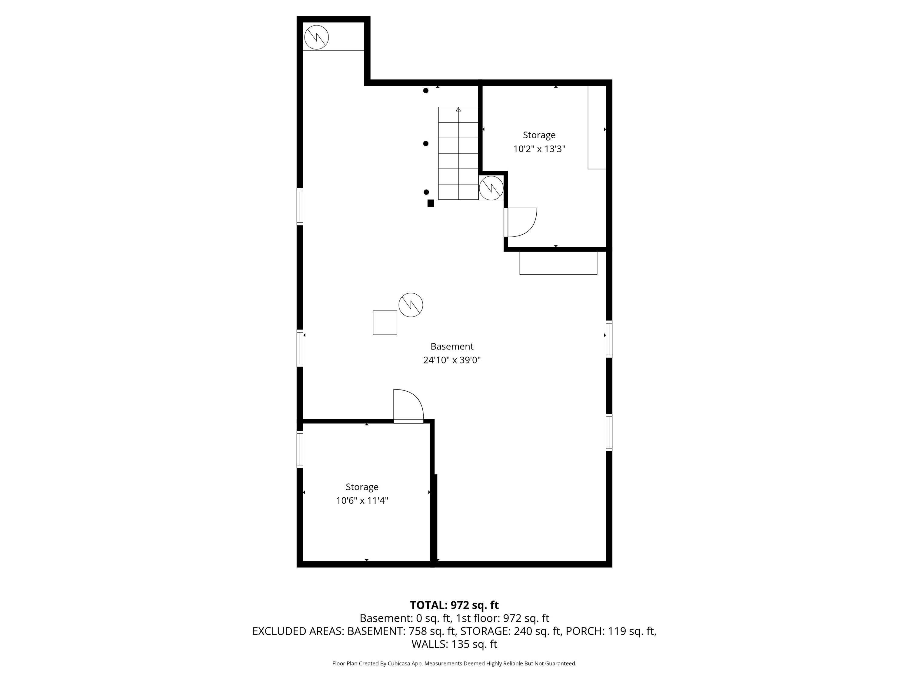 1294 West Glendora Road Buchanan, MI 49107 - Photo 30 of 32 Basement Floor-Plan
