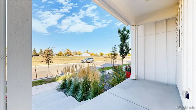 a view of a lake with a big yard