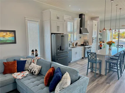 a bathroom with a shower curtain