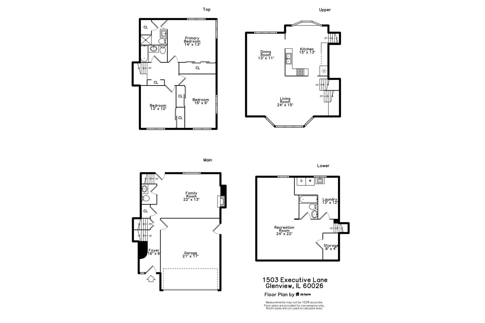 1503 Executive Lane Glenview, IL 60026 - Photo 36 of 40 a picture of a wall with white wall painting