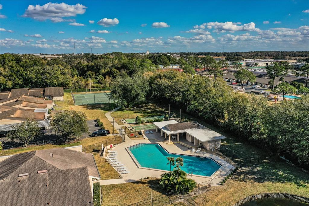 2025 Sylvester Road, Unit AA1 Lakeland, FL 33803 - Photo 55 of 65 an aerial view of a house with a garden