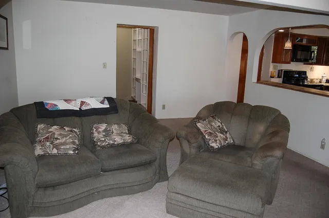 a view of front door