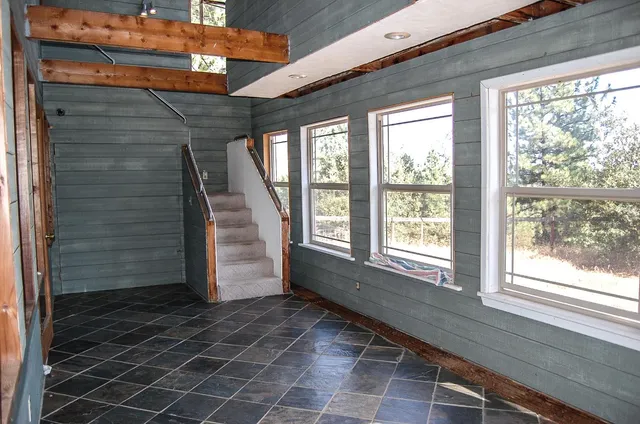 a view of living room and front door