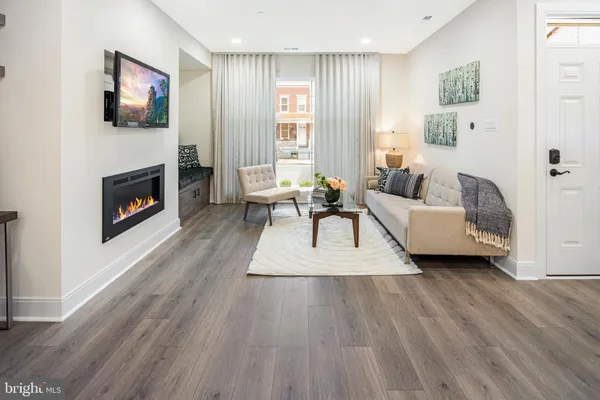 a view of a wooden floor