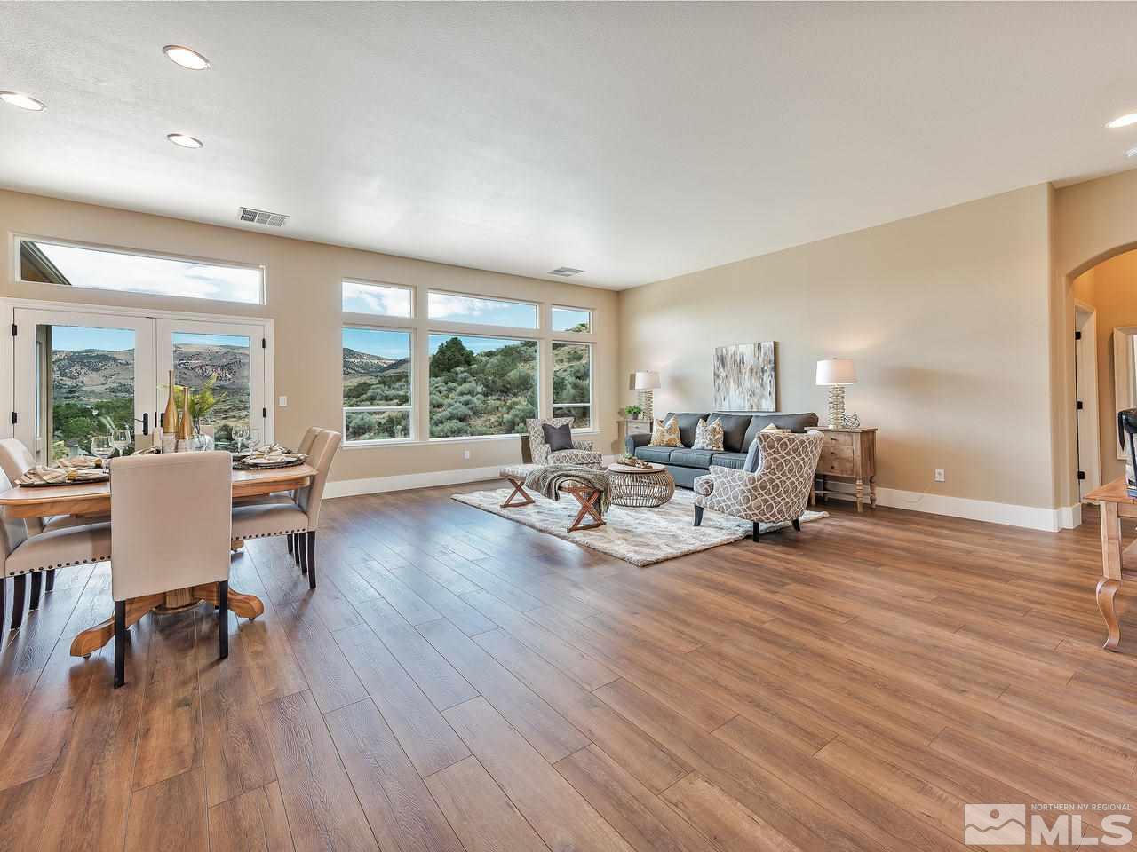300 Andrew Lane Reno, NV 89521 - Photo 4 of 25 a living room with furniture and a wooden floor