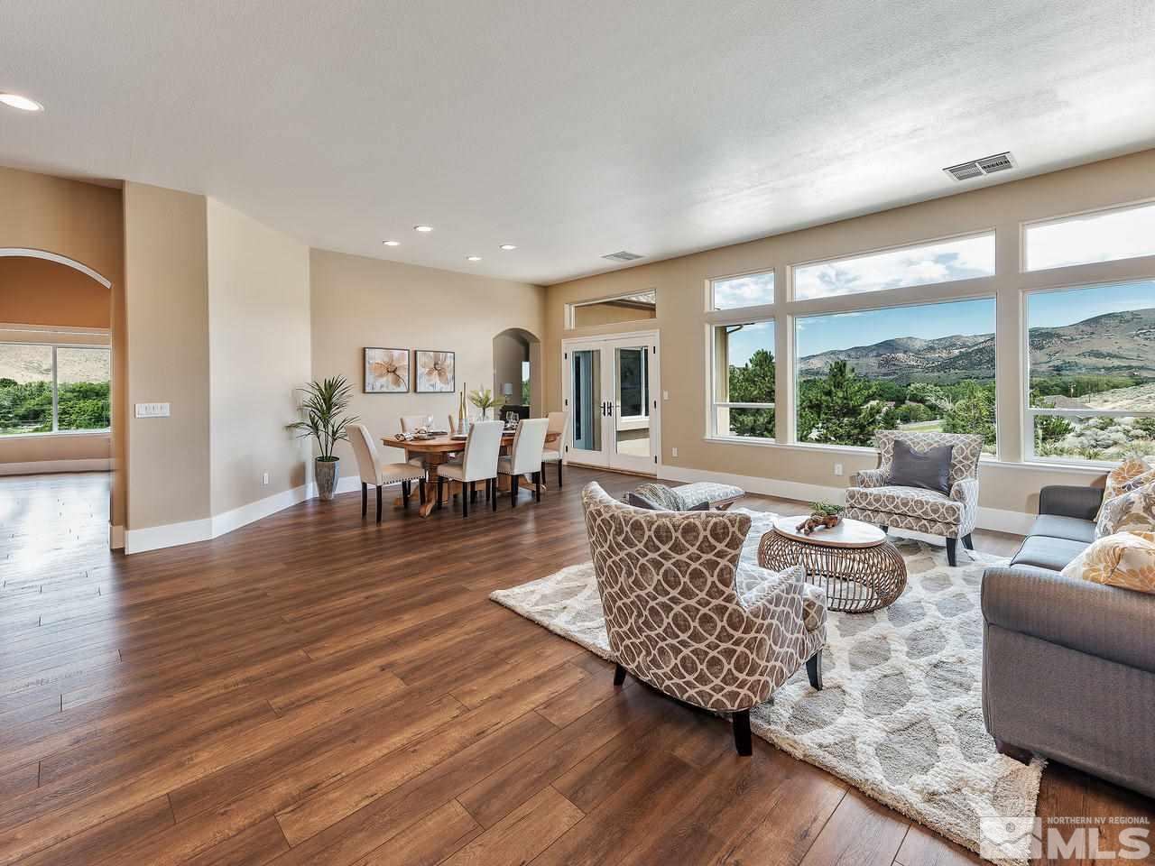 300 Andrew Lane Reno, NV 89521 - Photo 5 of 25 a living room with furniture and wooden floor