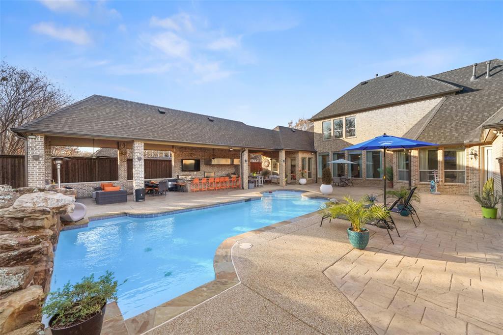 3310 Collard Road Arlington, TX 76017 - Photo 36 of 40 a view of a house with swimming pool and sitting area