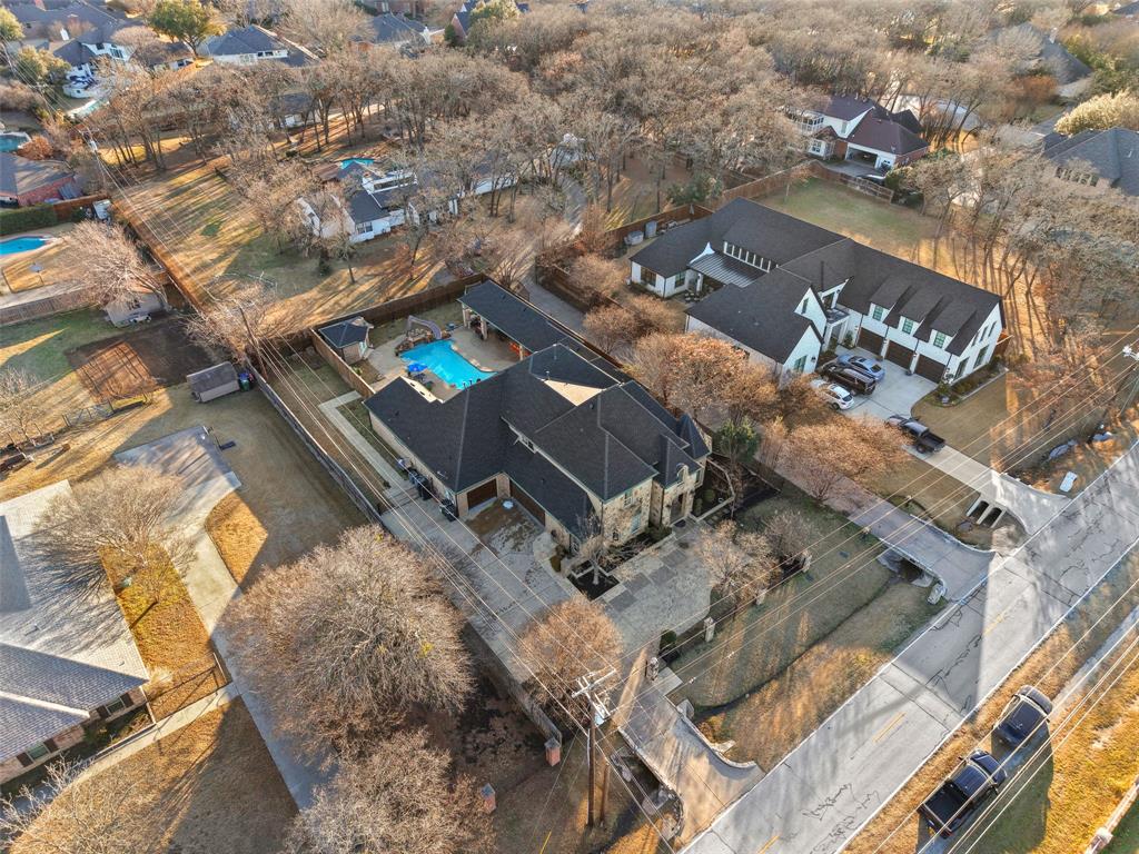 3310 Collard Road Arlington, TX 76017 - Photo 38 of 40 an aerial view of a house with a yard