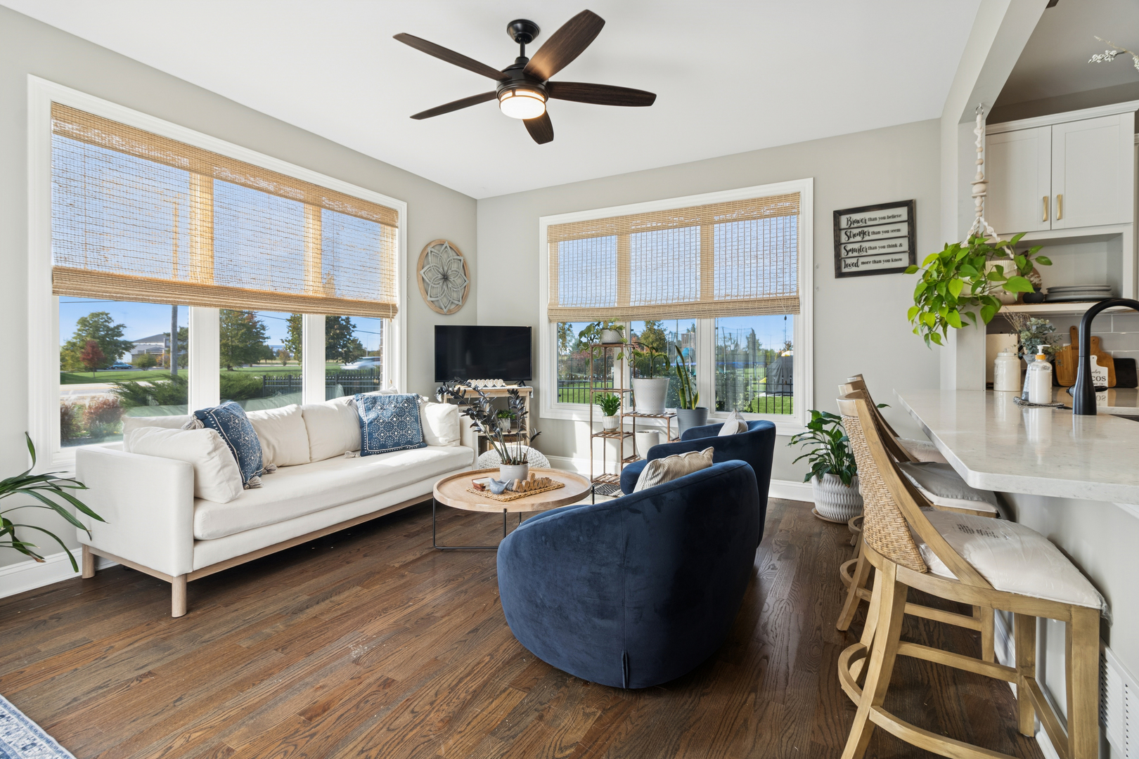 1647 Cobb Street New Lenox, IL 60451 - Photo 11 of 30 a living room with furniture and a large window