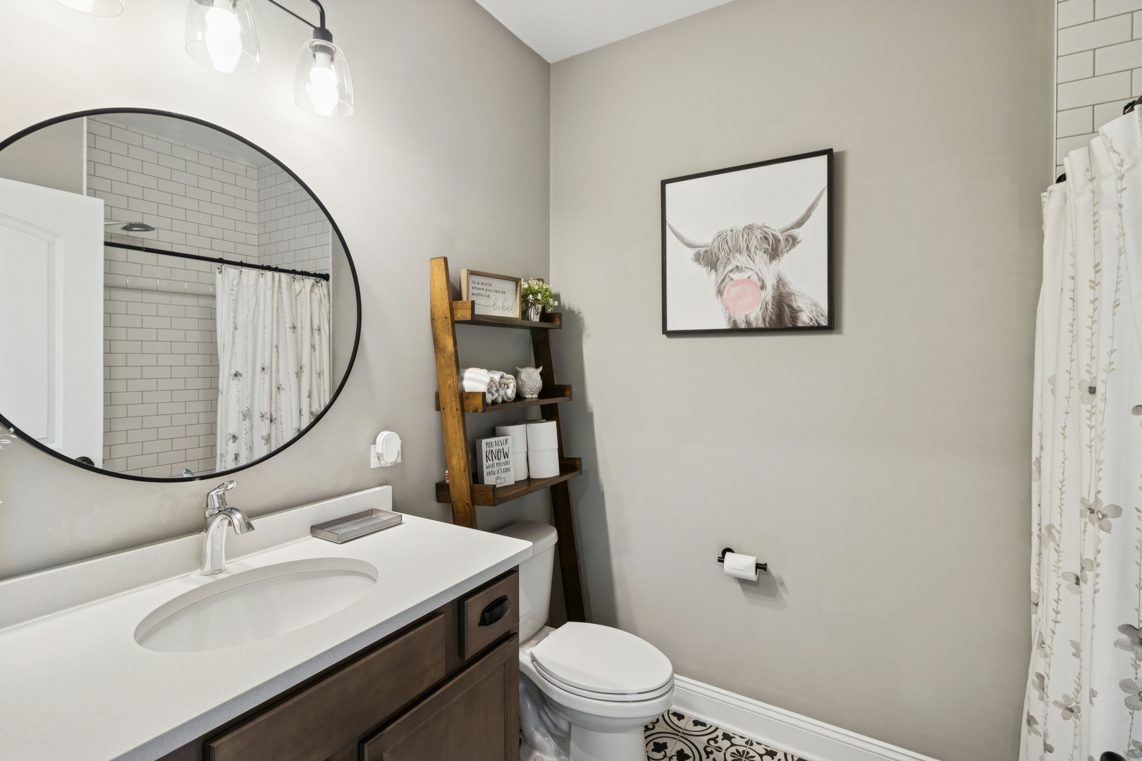 1647 Cobb Street New Lenox, IL 60451 - Photo 15 of 30 a bathroom with a toilet a sink and a mirror