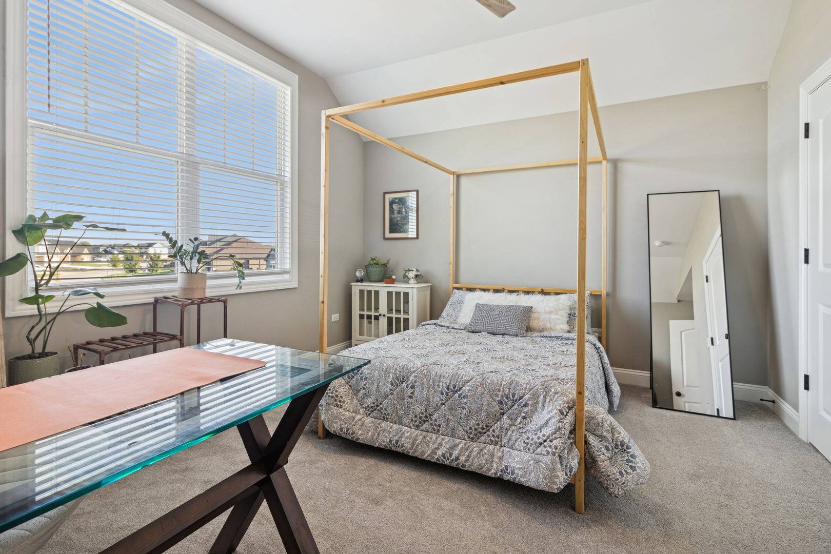 1647 Cobb Street New Lenox, IL 60451 - Photo 21 of 30 a bedroom with a bed and a table in it