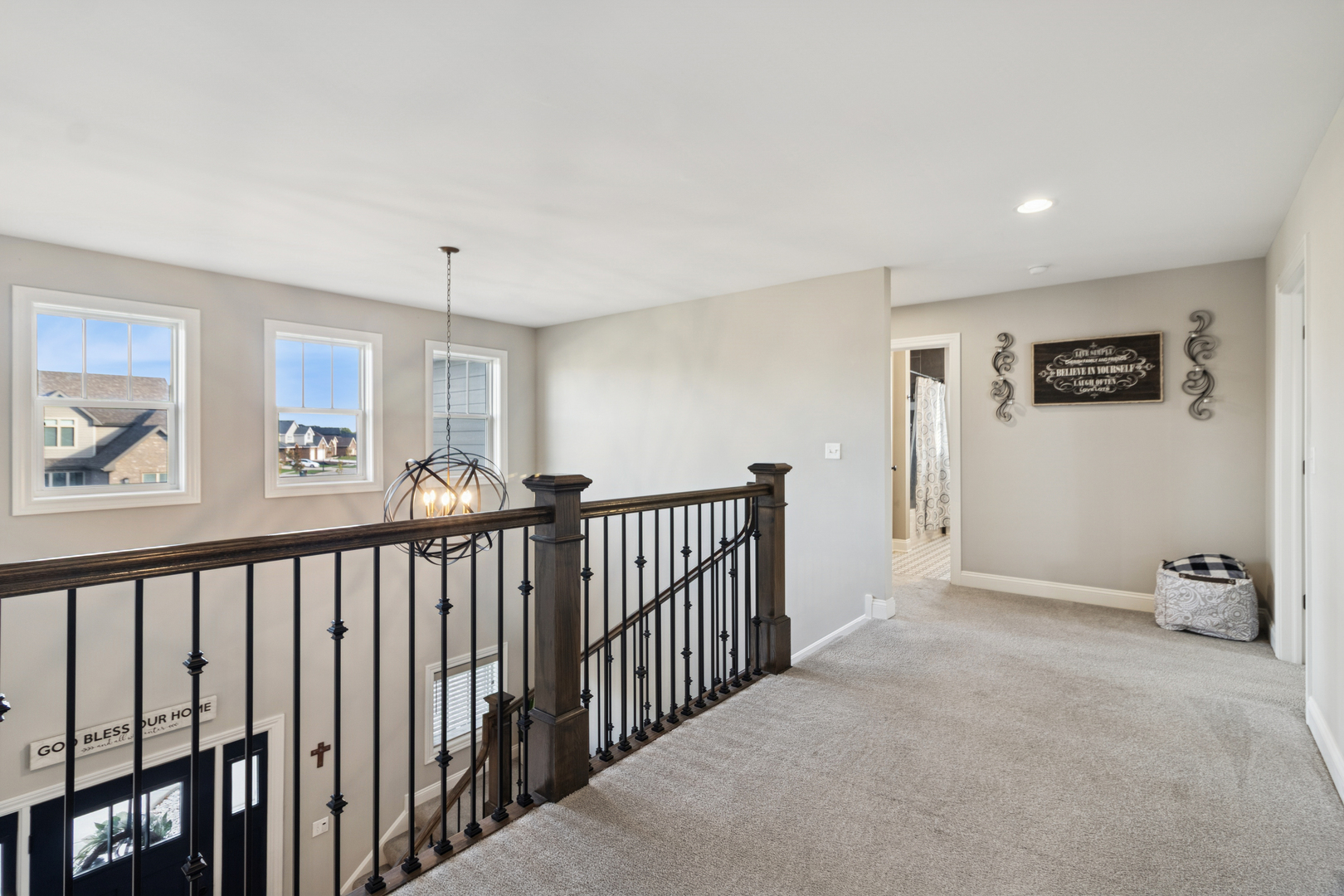 1647 Cobb Street New Lenox, IL 60451 - Photo 26 of 30 a view of a hallway with workspace