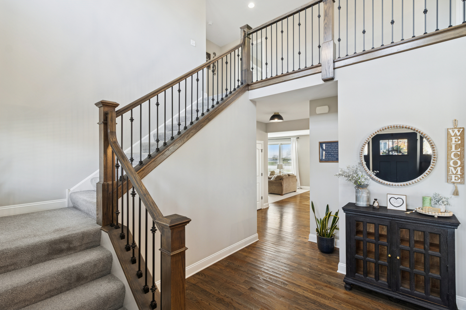 1647 Cobb Street New Lenox, IL 60451 - Photo 27 of 30 a view of entryway and hall with wooden floor