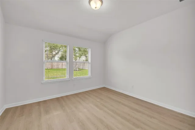 wooden floor in an empty room